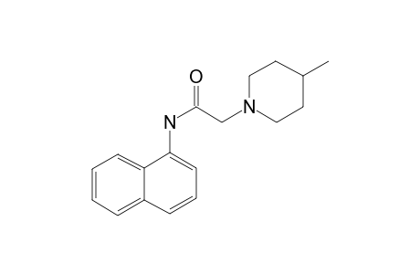 2-(4-Methyl-piperidin-1-yl)-N-naphthalen-1-yl-acetamide