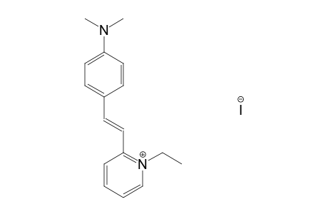 2-[p-(dimethylamino)styryl]-1-ethylpyridinium iodide