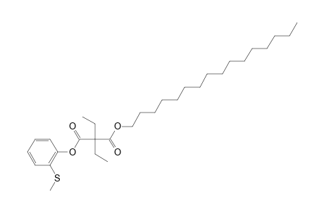 Diethylmalonic acid, hexadecyl 2-methylthiophenyl ester