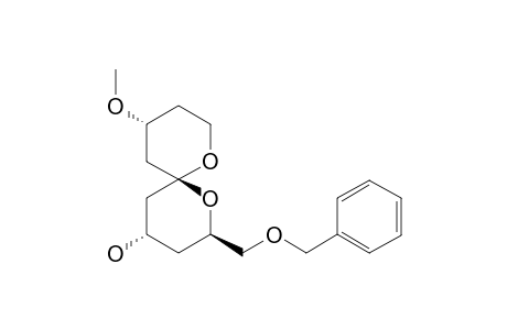 (2R,4S,6S,10R)-2-(Benzyloxy)methyl)-10-methoxy-1,7-dioxaspiro[5.5]undecan-4-ol