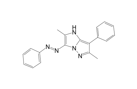 2,6-DIMETHYL-7-PHENYL-3-(PHENYLAZO)-1H-IMIDAZO[1,2-b]PYRAZOLE