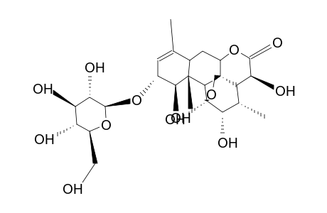 CASTELOSIDE-B;GLAUCARUBOL-2-O-BETA-D-GLUCOPYRANOSIDE