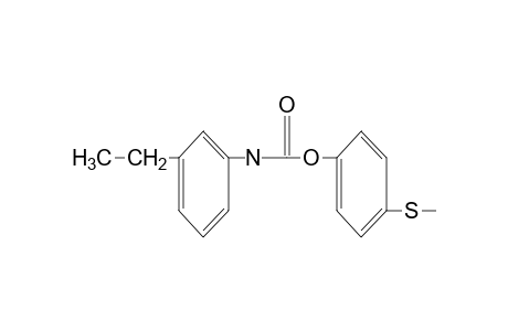 m-ethylcarbanilic acid, p-(methylthio)phenyl ester