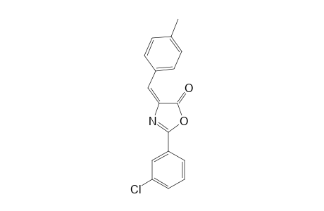 (4Z)-2-(3-Chlorophenyl)-4-(4-methylbenzylidene)-1,3-oxazol-5(4H)-one