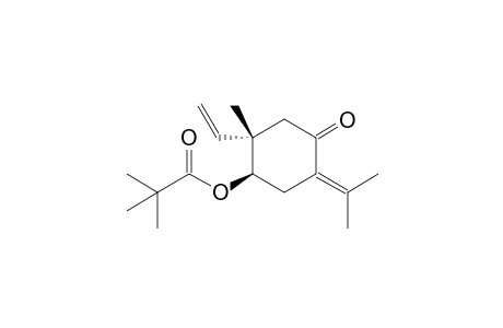 (4R,5S)-5-Methyl-4-pivaloyloxy-2-(1-methylethylidene)-5-vinylcyclohexan-1-one