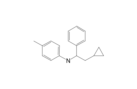 N-(4-Methylphenyl)-N-(1-phenyl-2-cyclopopylethyl)amine