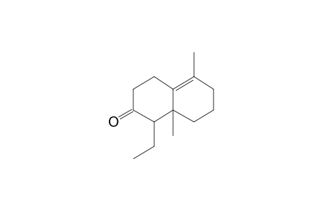 7.alpha.-Ethyl-2,6-dimethyl-8-oxobicyclo[4.4.0]dec-1-ene