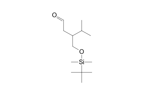 4-(tert-Butyldimethylsiloxy)-3-isopropylbutanal