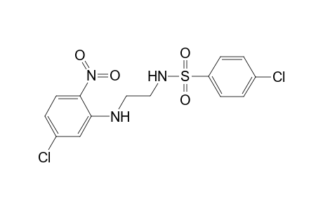 4-Chloranyl-N-[2-[(5-chloranyl-2-nitro-phenyl)amino]ethyl]benzenesulfonamide