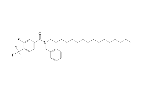 Benzamide, 3-fluoro-4-trifluoromethyl-N-benzyl-N-hexadecyl-