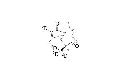 4,8-Dimethyl-9-(2-formylprop-2-yl)bicyclo[3.3.1]dodeca-3,7-dien-2,6-dione-D4