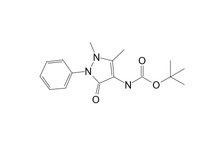 N-(1,5-dimethyl-3-oxo-2-phenyl-4-pyrazolyl)carbamic acid tert-butyl ester