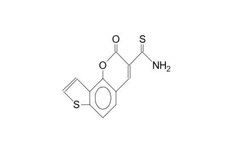 2-Oxo-2H-thieno(2,3-H)(1)-benzopyran-3-thiocarboxamide