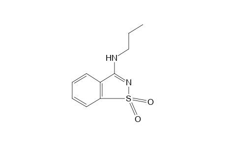 1,2-Benzisothiazole, 3-(propylamino)-, 1,1-dioxide