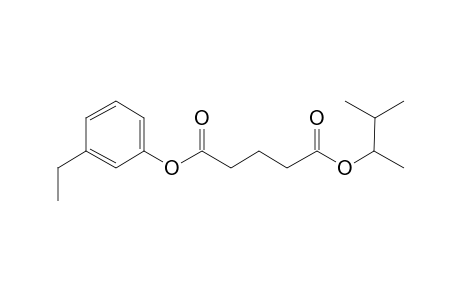 Glutaric acid, 3-methylbut-2-yl 3-ethylphenyl ester