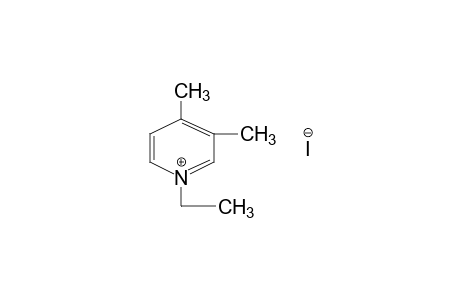 3,4-dimethyl-1-ethylpyridinium iodide