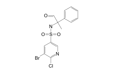 2-(2'-CHLORO-3'-BROMOPYRIDIN-5'-YL)-SULFONYLAMINO-2-PHENYLPROPIONALDEHYDE