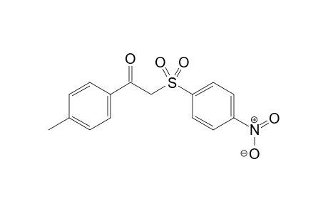 1-(4-methylphenyl)-2-(4-nitrophenyl)sulfonylethanone