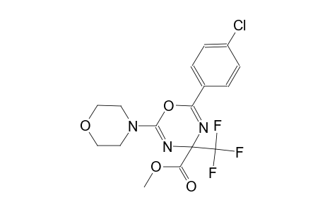 4H-1,3,5-oxadiazine-4-carboxylic acid, 2-(4-chlorophenyl)-6-(4-morpholinyl)-4-(trifluoromethyl)-, methyl ester