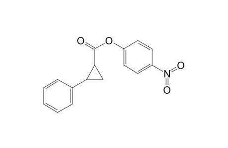 Cyclopropanecarboxylic acid, trans-2-phenyl-, 4-nitrophenyl ester