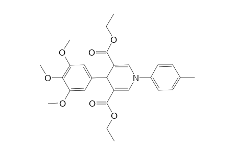 1-(4-Methylphenyl)-4-(3,4,5-trimethoxyphenyl)-4H-pyridine-3,5-dicarboxylic acid diethyl ester