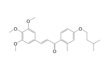 4'-(3-Methylbutyl)oxy-2'-methyl-3,4,5-trimethoxychalcone (isomer 1)