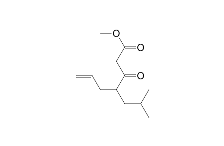 Methyl 4-(2-methyl-1-propyl)-3-oxohept-6-enoate