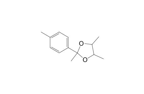 1,3-Dioxolane, 2,4,5-trimethyl-2-(p-tolyl)-