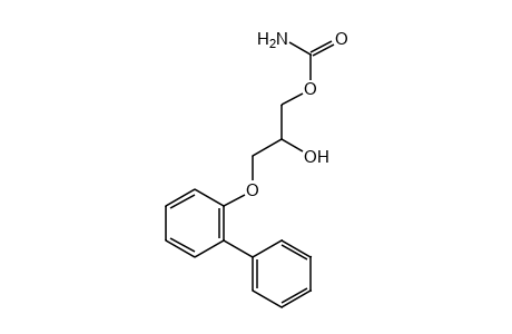 carbamic acid, 3-(2-biphenylyloxy)-2-hydroxypropyl ester