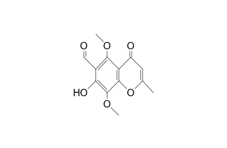 4H-1-Benzopyran-6-carboxaldehyde, 7-hydroxy-5,8-dimethoxy-2-methyl-4-oxo-