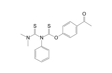 o-(p-Acetylphenyl) 4,4-dimethyl-2-phenyl-1,3-dithioallophanate