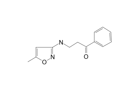 Propan-1-one, 3-(5-methyl-3-isoxazolylamino)-1-phenyl-