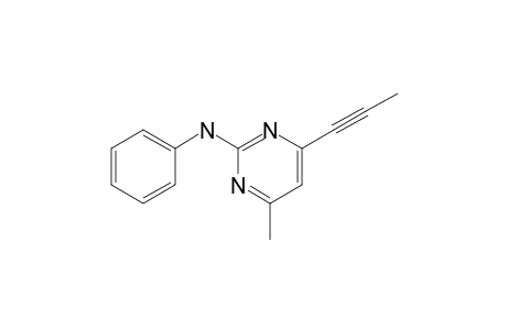 (4-methyl-6-prop-1-ynyl-pyrimidin-2-yl)-phenyl-amine