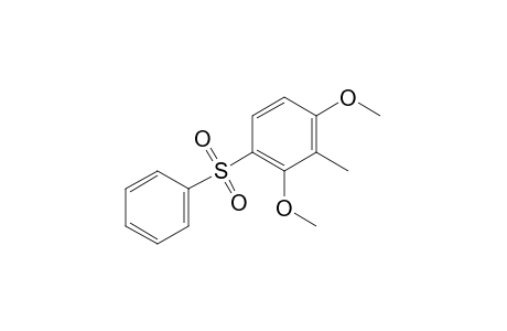 2,6-dimethoxy-3-(phenylsulfonyl)toluene