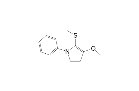 3-Methoxy-2-(methylthio)-1-phenyl-pyrrole