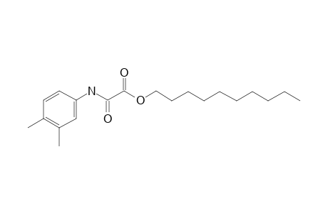 Oxalic acid, monoamide, N-(3,4-dimethylphenyl)-, decyl ester