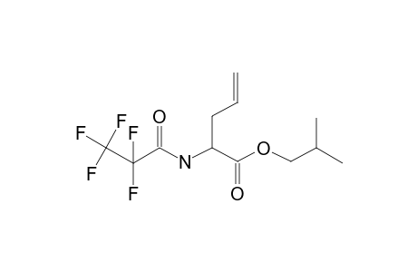 L-Allylglycine, N-pentafluoropropionyl-, isobutyl ester