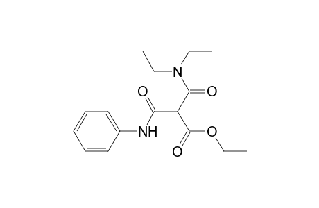 Ethyl (N,N-diethylcarbamoyl)(N-phenylcarbamoyl)acetate