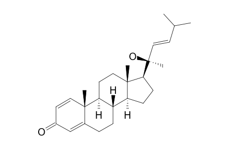 (20-S,22-E)-20-HYDROXY-24-NORCHOLESTA-1,4,22-TRIEN-3-ONE