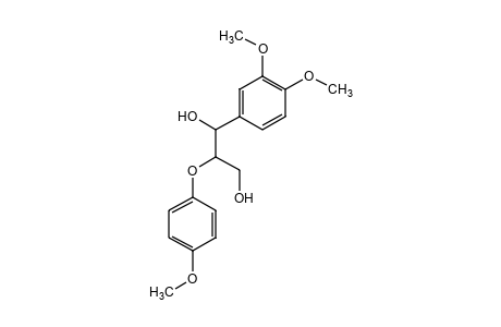 1-(3,4-dimethoxyphenyl)-2-(p-methoxyphenoxy)-1,3-propanediol
