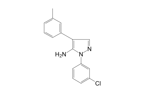 5-AMINO-1-(m-CHLOROPHENYL)-4-m-TOLYLPYRAZOLE