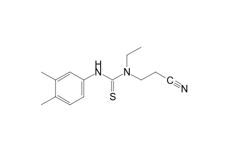 1-(2-cyanoethyl)-1-ethyl-2-thio-3-(3,4-xylyl)urea