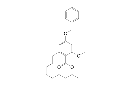 12-(Benzyloxy)-14-methoxy-3-methyl-3,4,5,6,7,8,9,10-octahydro-1H-2-benzoxacyclododecin-1-one