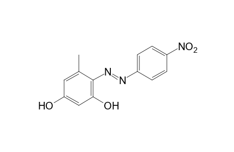 5-methyl-4-[(p-nitrophenyl)azo]resorcinol