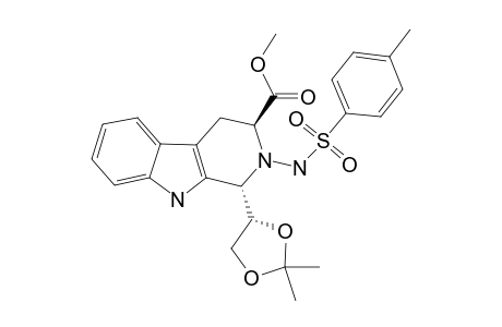 (TRANS)-METHYL-(3S)-1-[(S)-2,2-DIMETHYL-1,3-DIOXOLAN-4-YL]-2-TOSYL-2,3,4,9-TETRAHYDRO-1H-PYRIDO-[3,4-B]-INDOLE-3-CARBOXYLATE