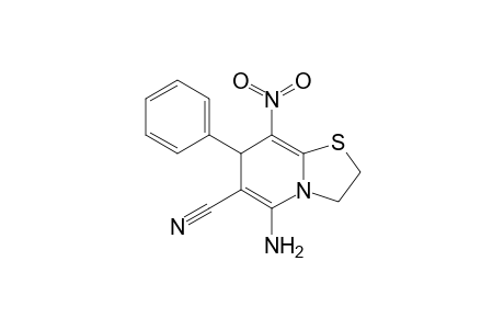 5-Amino-8-nitro-7-phenyl-3,7-dihydro-2H-thiazolo[3,2-a]pyridine-6-carbonitrile