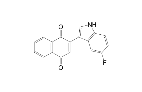 2-(5-FLUORO-3-INDOLYL)-1,4-NAPHTHOQUINONE