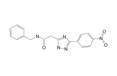 N-Benzyl-2-[5-(4-nitrophenyl)-2H-1,2,4-triazol-3-yl]acetamide