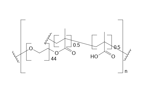 Poly[methyl(polyethylene glycol)methacrylate-stat-methacrylic]