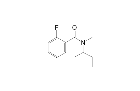 Benzamide, 2-fluoro-N-(2-butyl)-N-methyl-